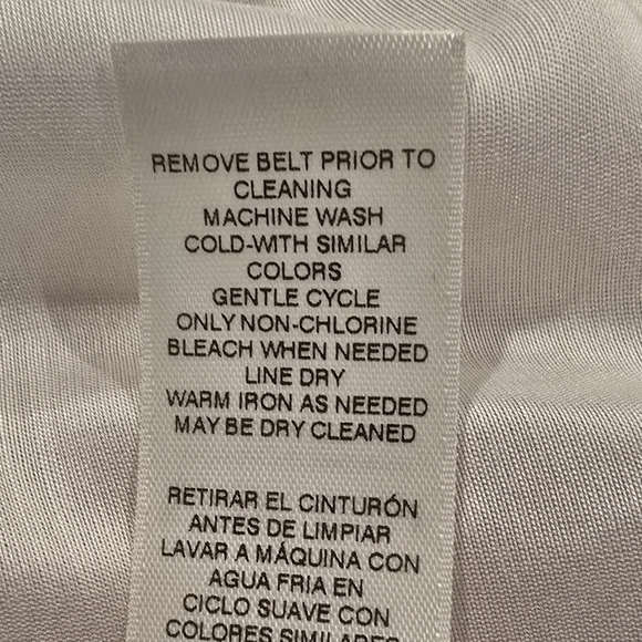 White House Black Market High Low Maxi Sheer Wrap Dress White Size SMALL. READ - Picture 8 of 13
